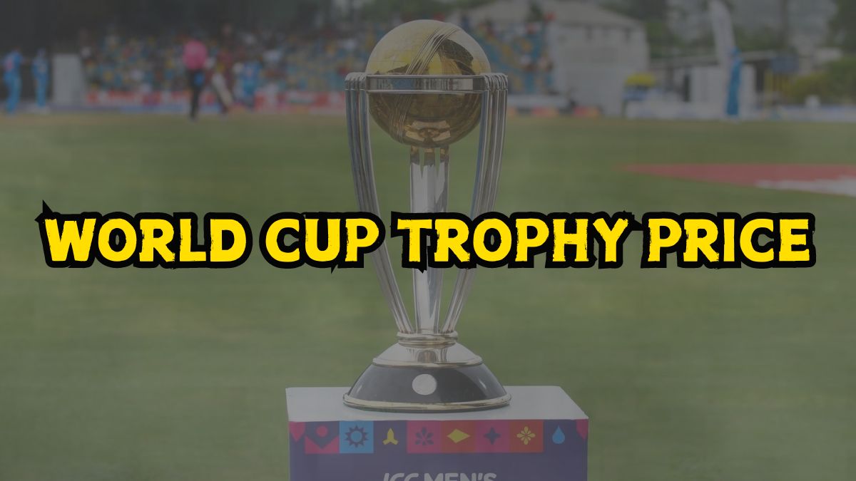 Cricket World Cup trophy price: Revealing the cost of the trophy