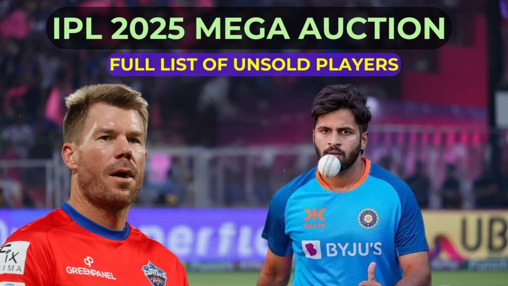 IPL 2025 unsold players