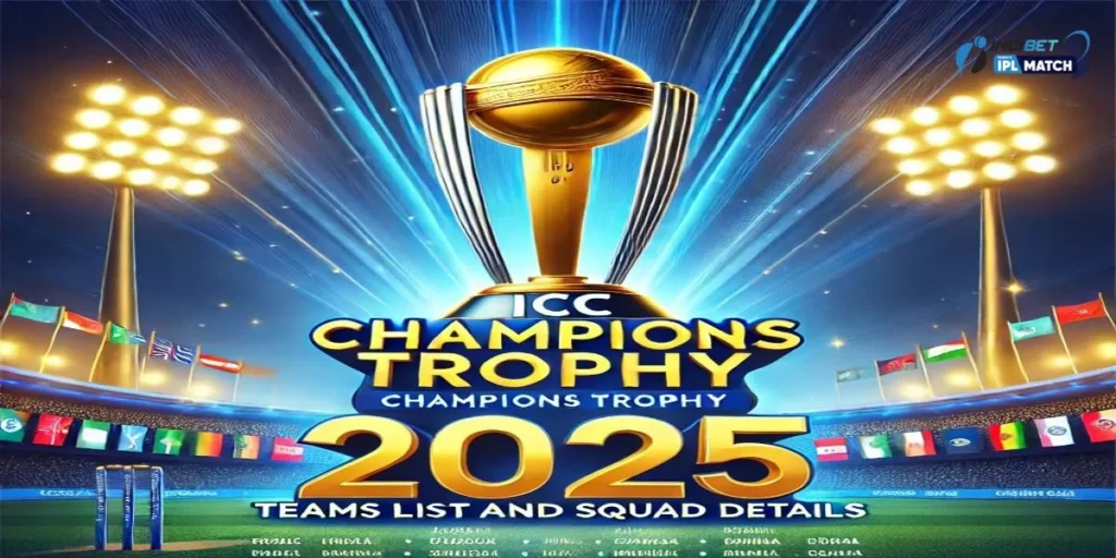 ICC Champions Trophy Teams List