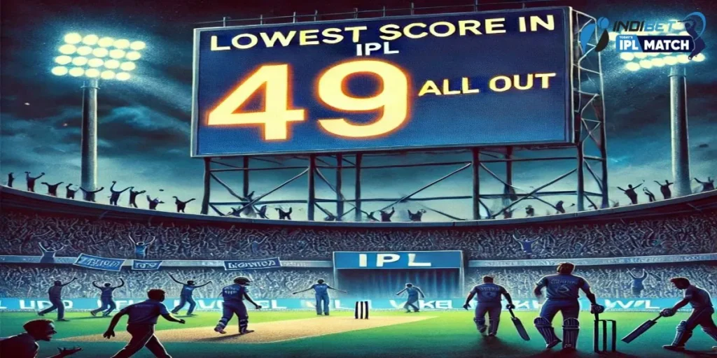 Lowest Score in ipl