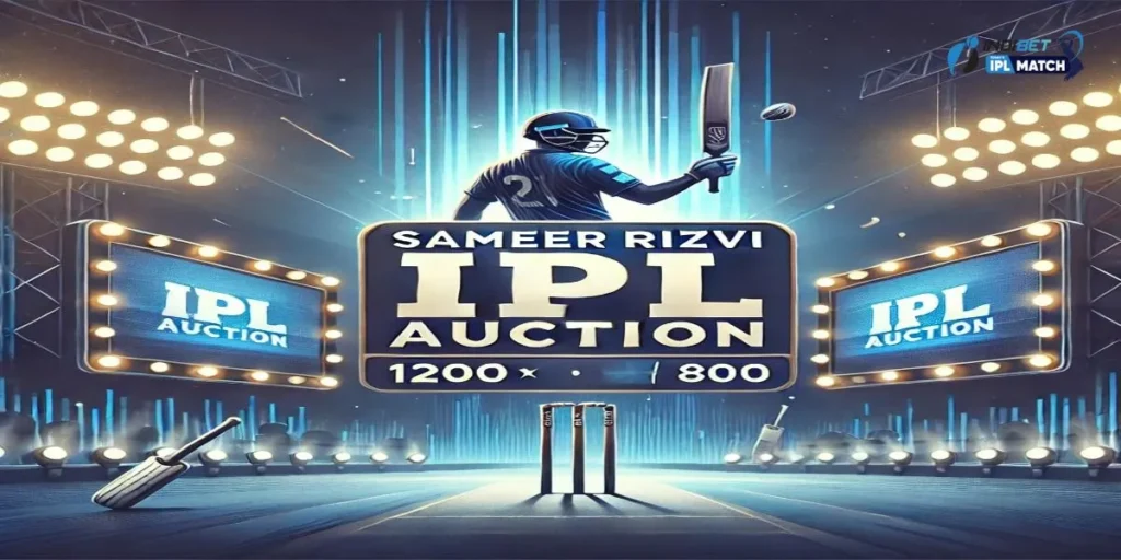 Sameer Rizvi IPL Auction